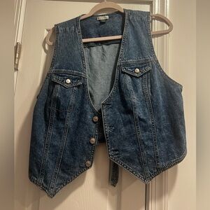 American Eagle denim vest